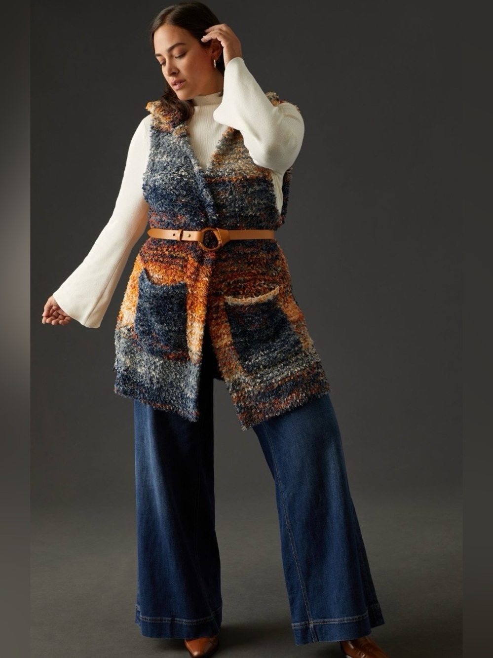 Anthropologie Spacedye Sweater Vest